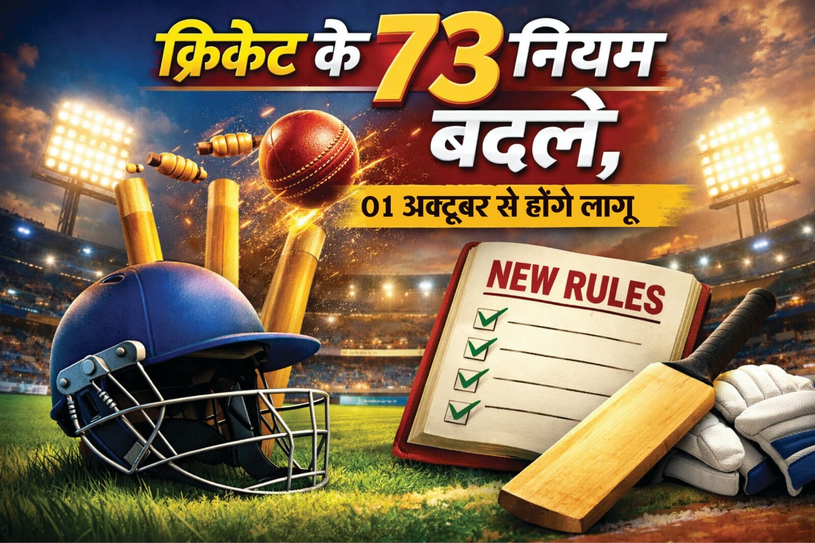 क्रिकेट के नियम बदले