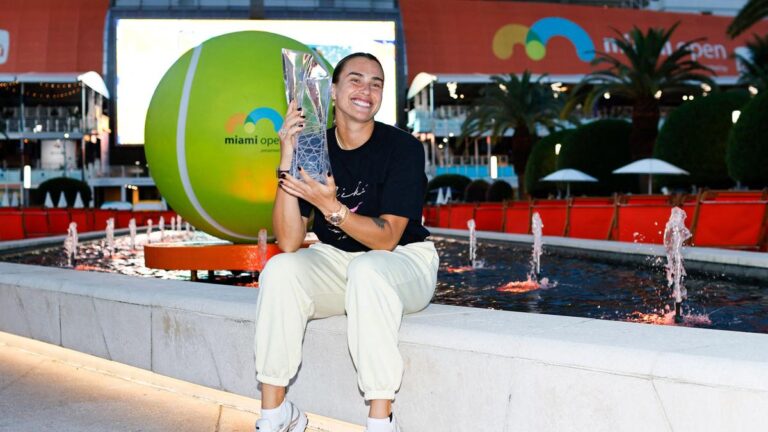 Miami Open tennis final: Aryna Sabalenka beats Coco Gauff to complete ‘Sunshine Double’