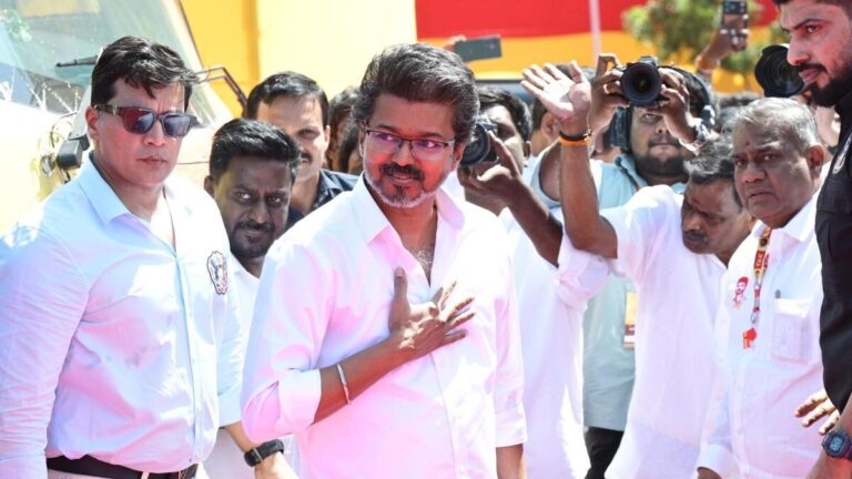 TVK chief Vijay accuses Chennai police, officials of denying permission for his Perambur campaign