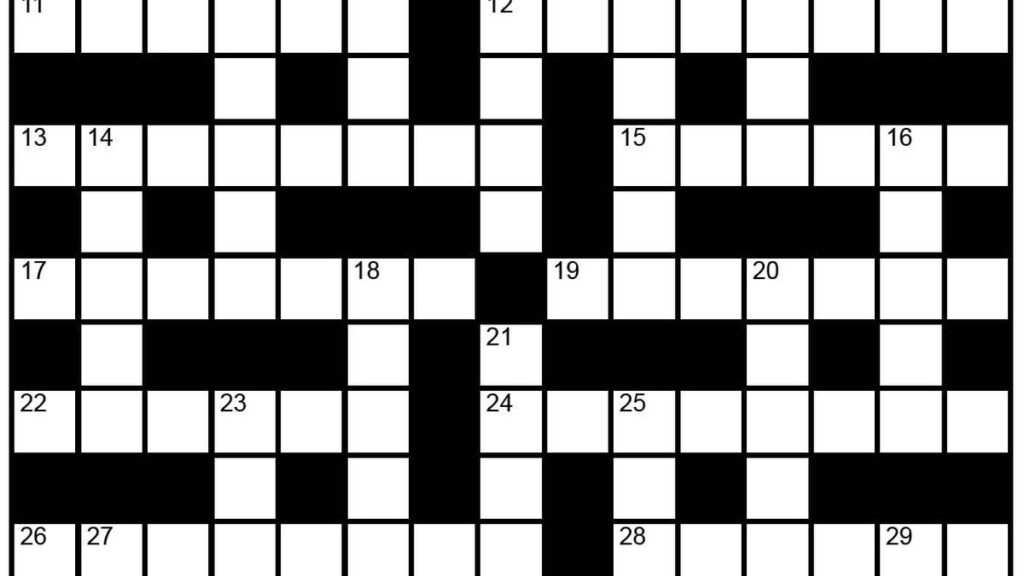 The Hindu Sunday crossword no. 52