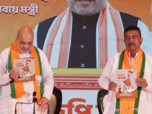 बंगाल में भाजपा का वादा, महिलाओं को ₹3 हजार महीना:6 महीने में UCC लागू होगा; कर्मचारियों को 45 दिन में सातवां वेतनमान दिया जाएगा