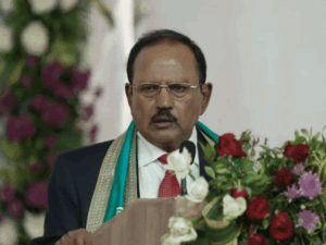 NSA डोभाल बोले-जंग का मकसद दुश्मन का मनोबल तोड़ना:देश की सुरक्षा सिर्फ सेना की ताकत से तय नहीं होती, जनता की इच्छाशक्ति सबसे जरूरी
