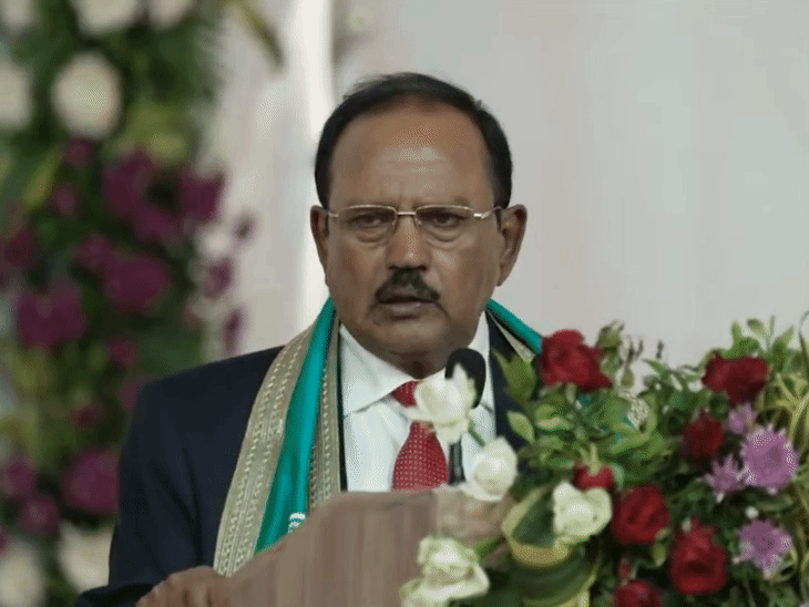 NSA डोभाल बोले- जंग का मकसद दुश्मन का मनोबल तोड़ना, देश की सुरक्षा में जनता की इच्छाशक्ति सबसे जरूरी