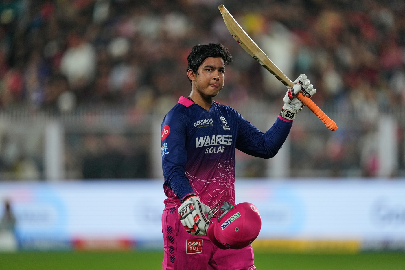 Sooryavanshi blitz, Jurel 81* help RR take down RCB with ease